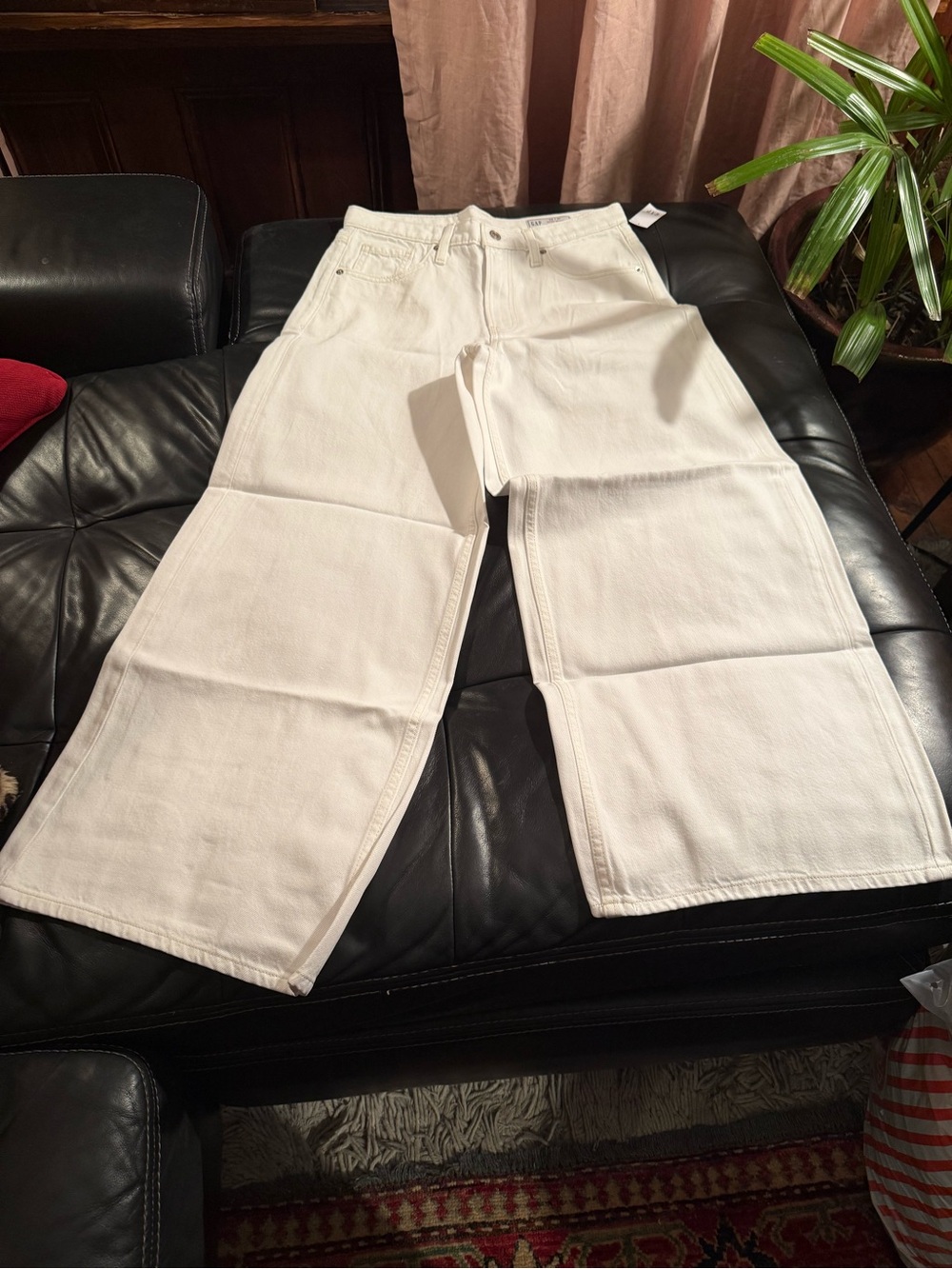 NWT GAP White Wide Leg Jeans